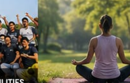 Yoga in the park